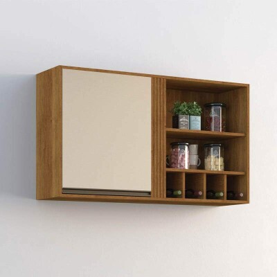 Areo Cozinha Prola Cinamomo/Off Larg. 1.20m - Sallto