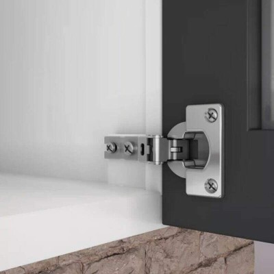 Armrio Areo Cozinha Florena em Ao 3 Portas c/Vidro Larg. 1.05m Branco (1841) Itatiaia