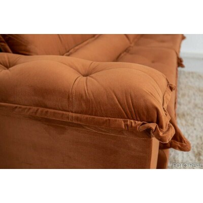 Sof Retrtil Reclinvel Califrnia 2.50m Veludo Terracota 549 - D28 Hiper