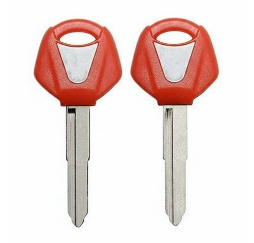 CHAVE GAVETA YAMAHA S/ FRISO LE COR:VERMELHO