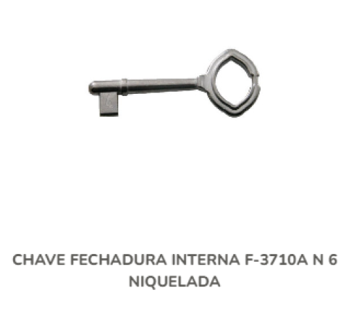 CHAVE GORJE F-3710A N 6 ALIANA 053215