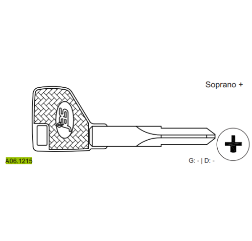 CHAVE TETRA SOPRANO +