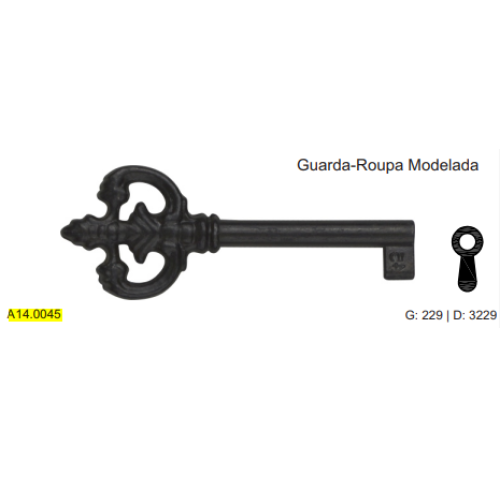 CHAVE GORJE G ROUPA C229