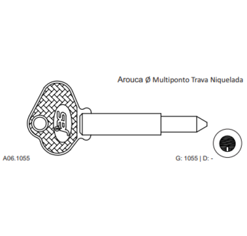 CHAVE TETRA AROUCA MULTPONTO C1055