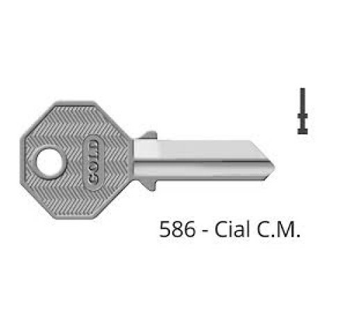 CHAVE YALE - GOLD C586