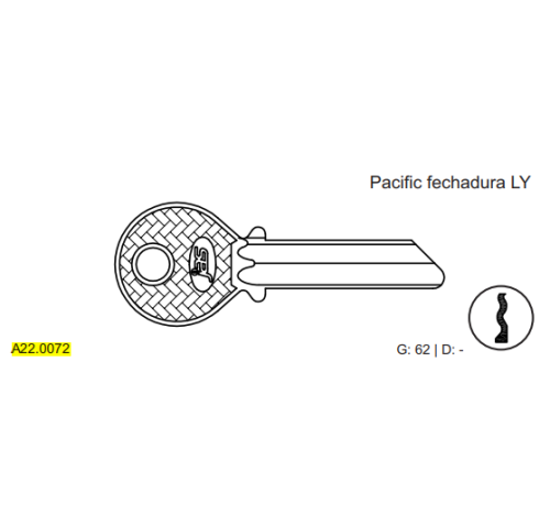 CHAVE YALE - PACIFIC FECH.LY C62