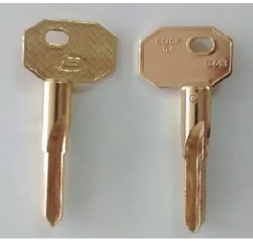 CHAVE TETRA DOURADA-A070004 LOCK C413