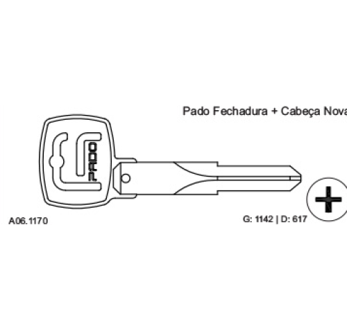 CHAVE TETRA NIQUEL-A061170 CAB VAZADA
