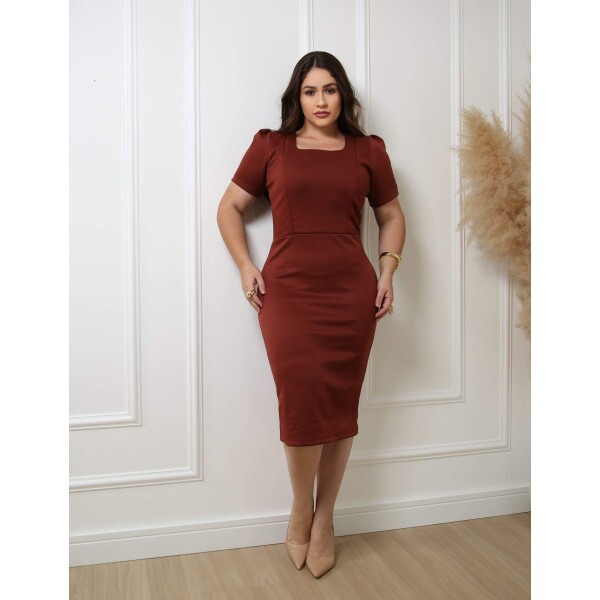 Vestido Marieta Marrom