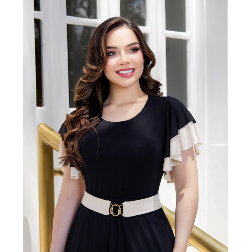 Vestido Rafaela Preto