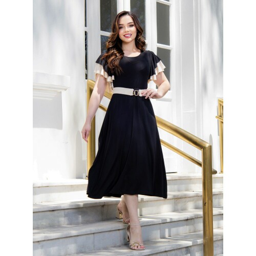 Vestido Rafaela Preto