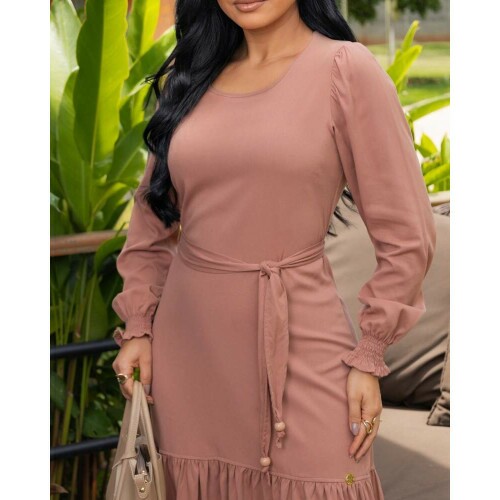 Vestido Eva Marrom