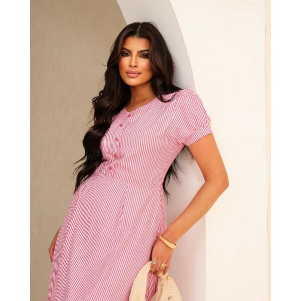 Vestido D�bora List. Vermelho