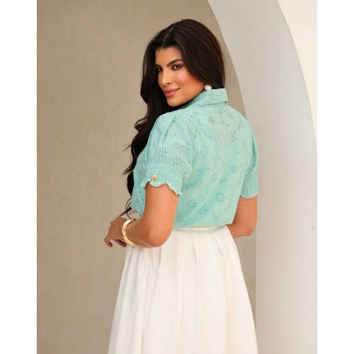 Camisa Marly Verde �gua