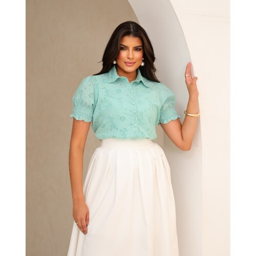 Camisa Marly Verde �gua