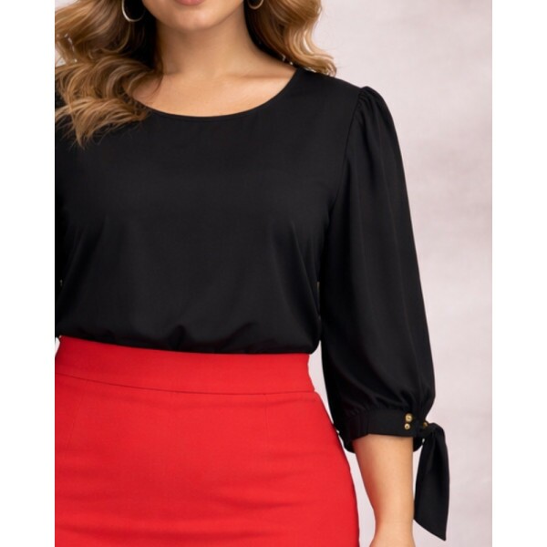 Blusa Bet�nia Preto