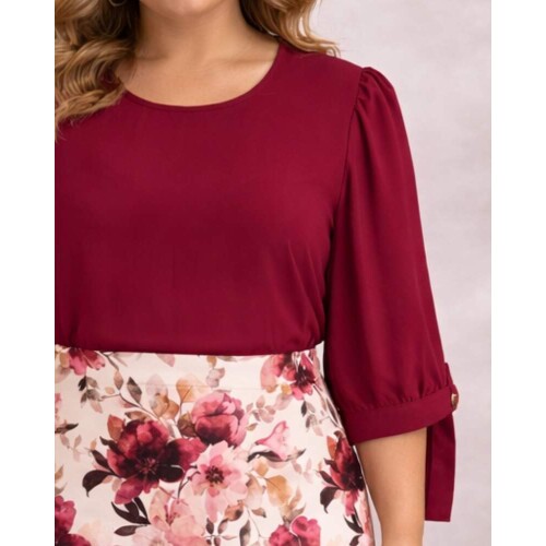 Blusa Bet�nia Vermelho