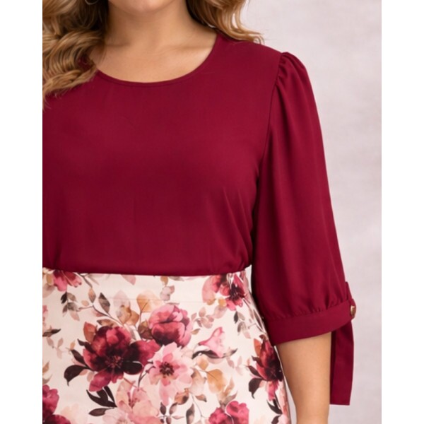 Blusa Bet�nia Vermelho