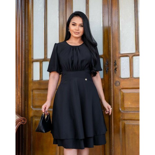 Vestido K�sia Preto