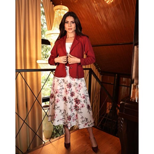 Blazer Joyce Marsala