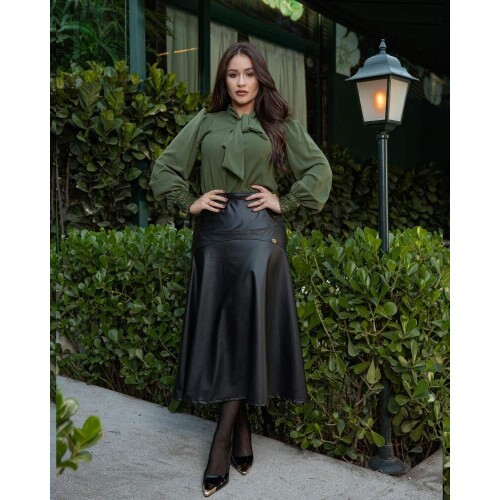 Blusa Fiorella Verde Oliva