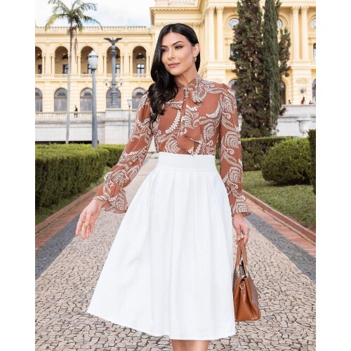Blusa Charlotte Marrom