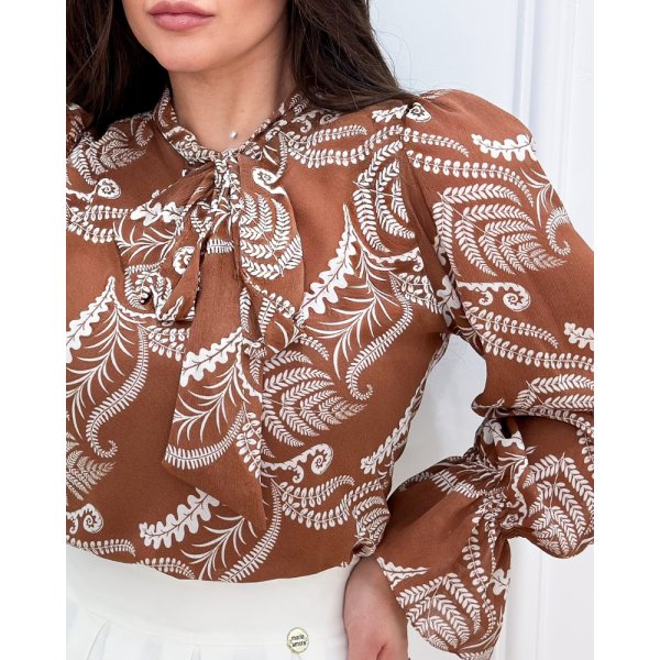Blusa Charlotte Marrom