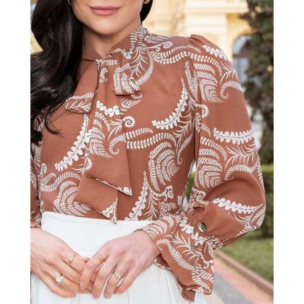 Blusa Charlotte Marrom