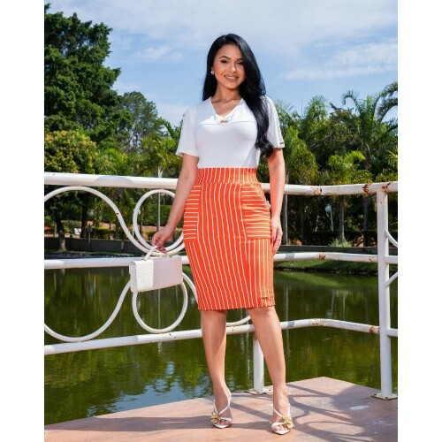 Conjunto Comfy Lorena Laranja