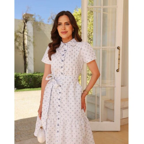 Vestido Brenda Est. Azul