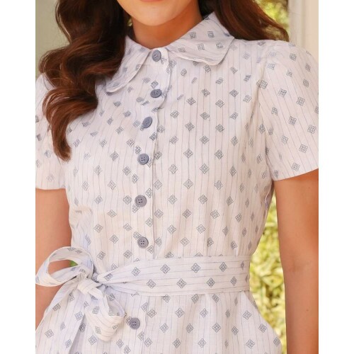 Vestido Brenda Est. Azul