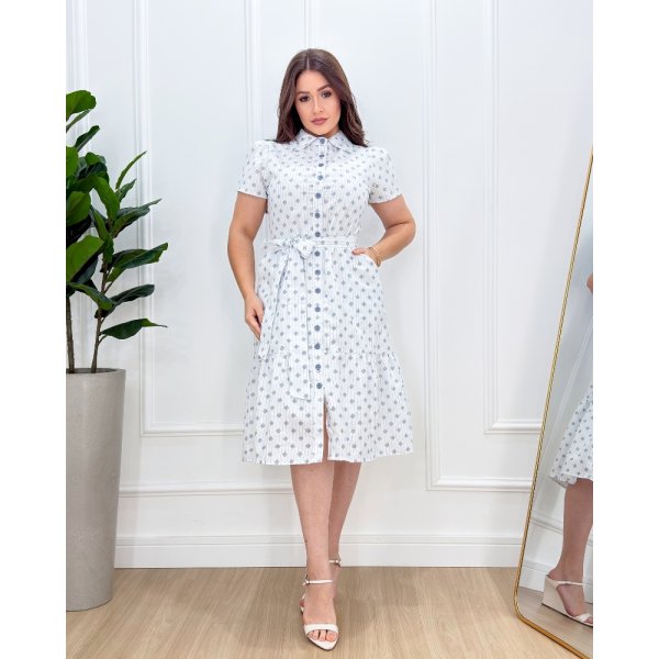 Vestido Brenda Est. Azul