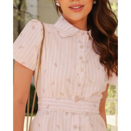 Vestido Brenda Est. Bege