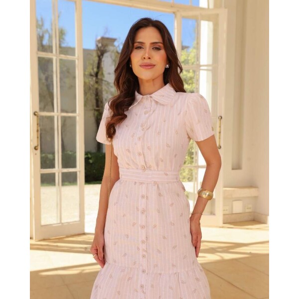 Vestido Brenda Est. Bege