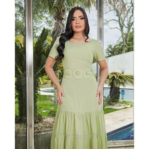 Vestido Julieta Verde Oliva