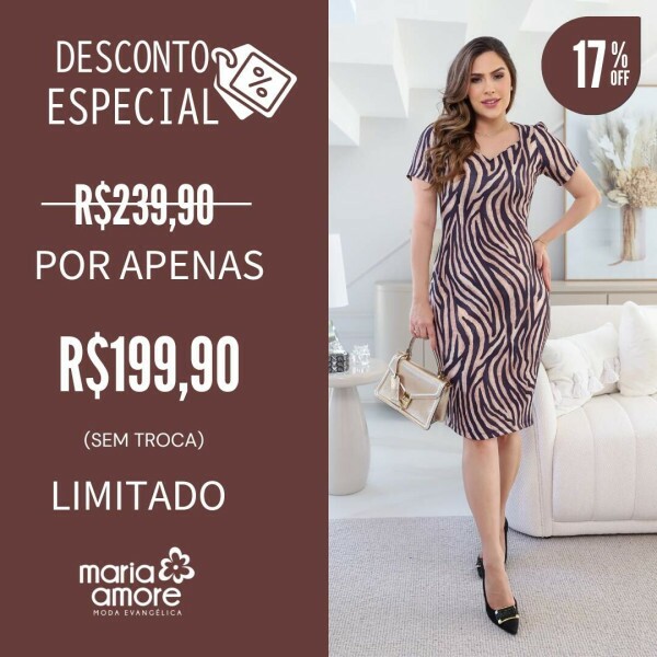 Vestido Rafaela Animal Print