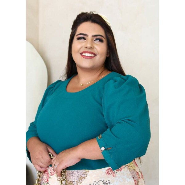 Blusa Zefa Verde Plus Size