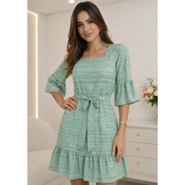 Vestido Isabeli - Verde