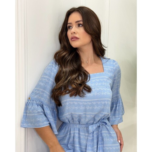 Vestido Isabeli - Azul