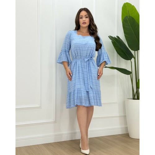 Vestido Isabeli - Azul