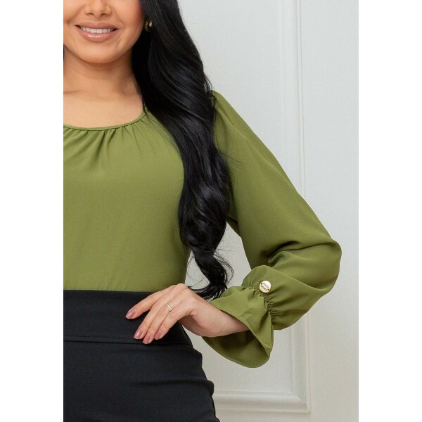 Blusa Olivia Verde Oliva