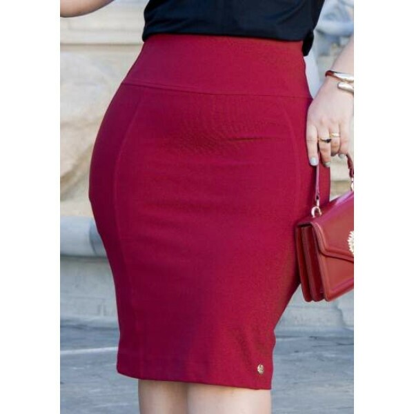 Saia Paula Vermelho