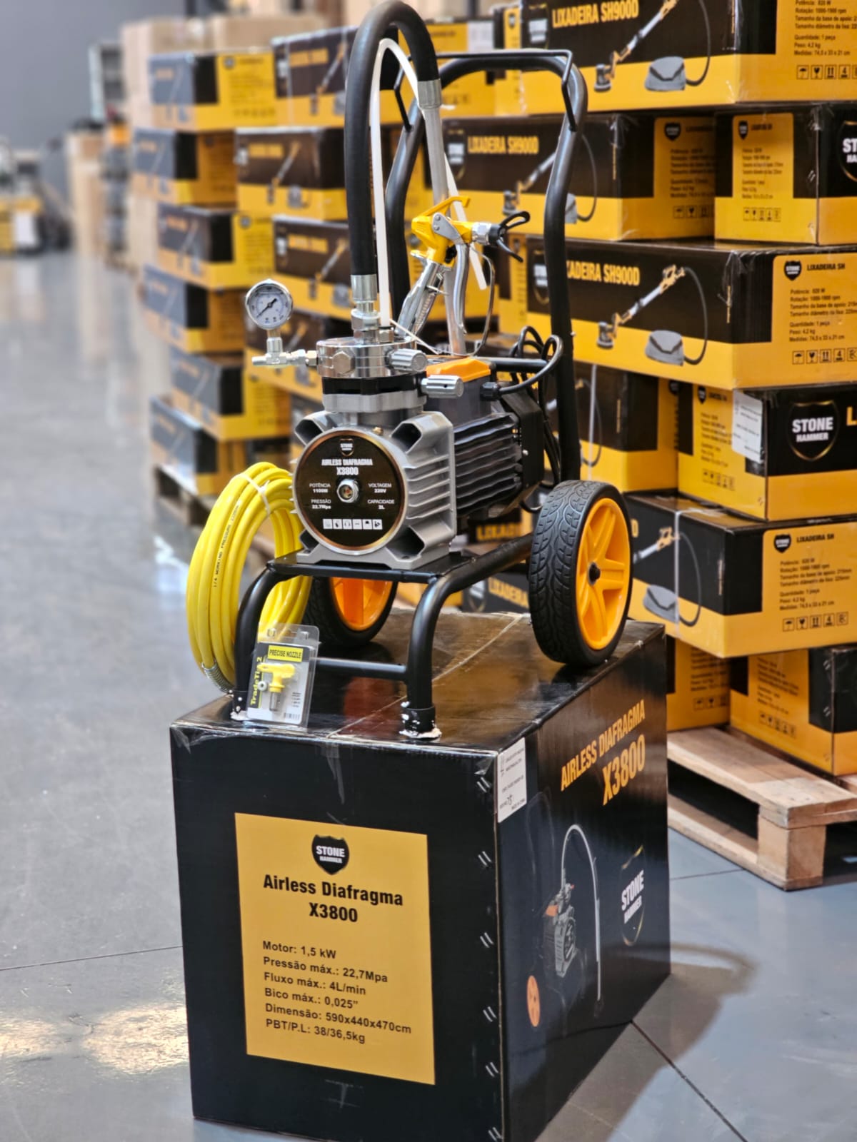 SH 3800 AIRLESS DIAFRAGMA 220V LANÇAMENTO 2025 - LOJA P.FÉR