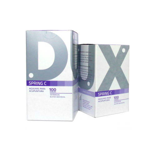 Agulha de Acupuntura cx 100 blister DUX