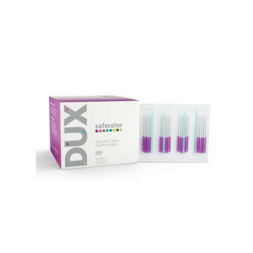 Agulha de Acupuntura cx 500 Dux Safecolor