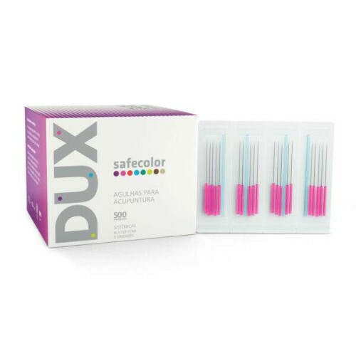 Agulha de Acupuntura cx 500 Dux Safecolor