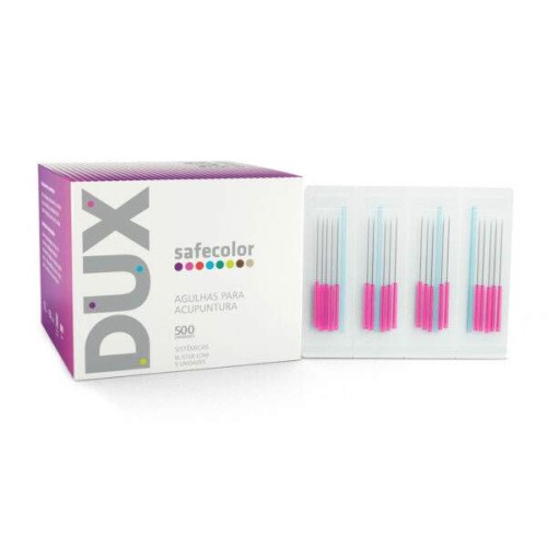 Agulha de Acupuntura cx 500 Dux Safecolor
