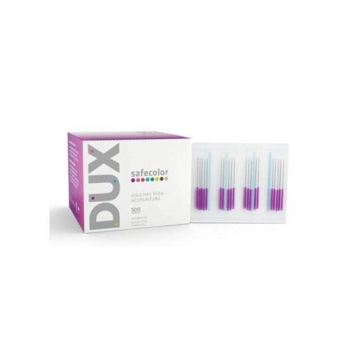 Agulha de Acupuntura cx 500 Dux Safecolor
