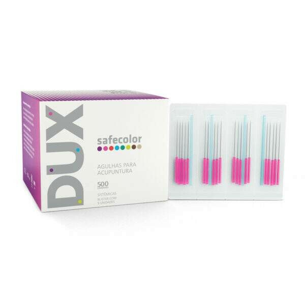 Agulha de Acupuntura cx 500 Dux Safecolor