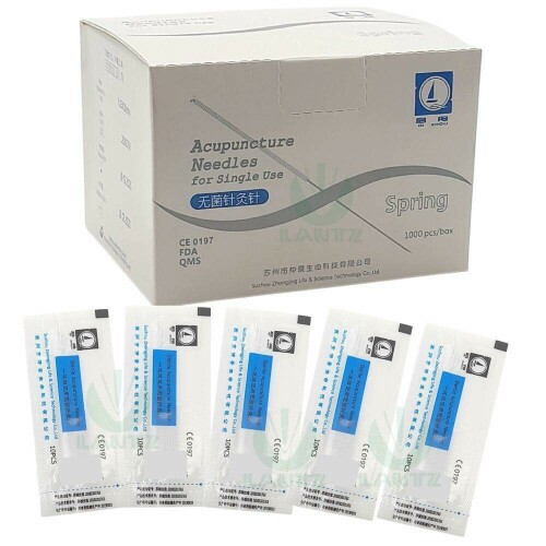 Agulha de Acupuntura Pcte cx c/ 1000 unid QiZhou
